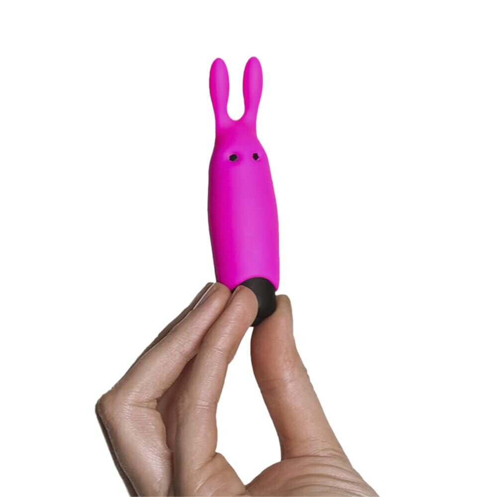 Віброкуля Adrien Lastic Pocket Vibe Rabbit Pink зі стимулювальними вушками - Фото №3