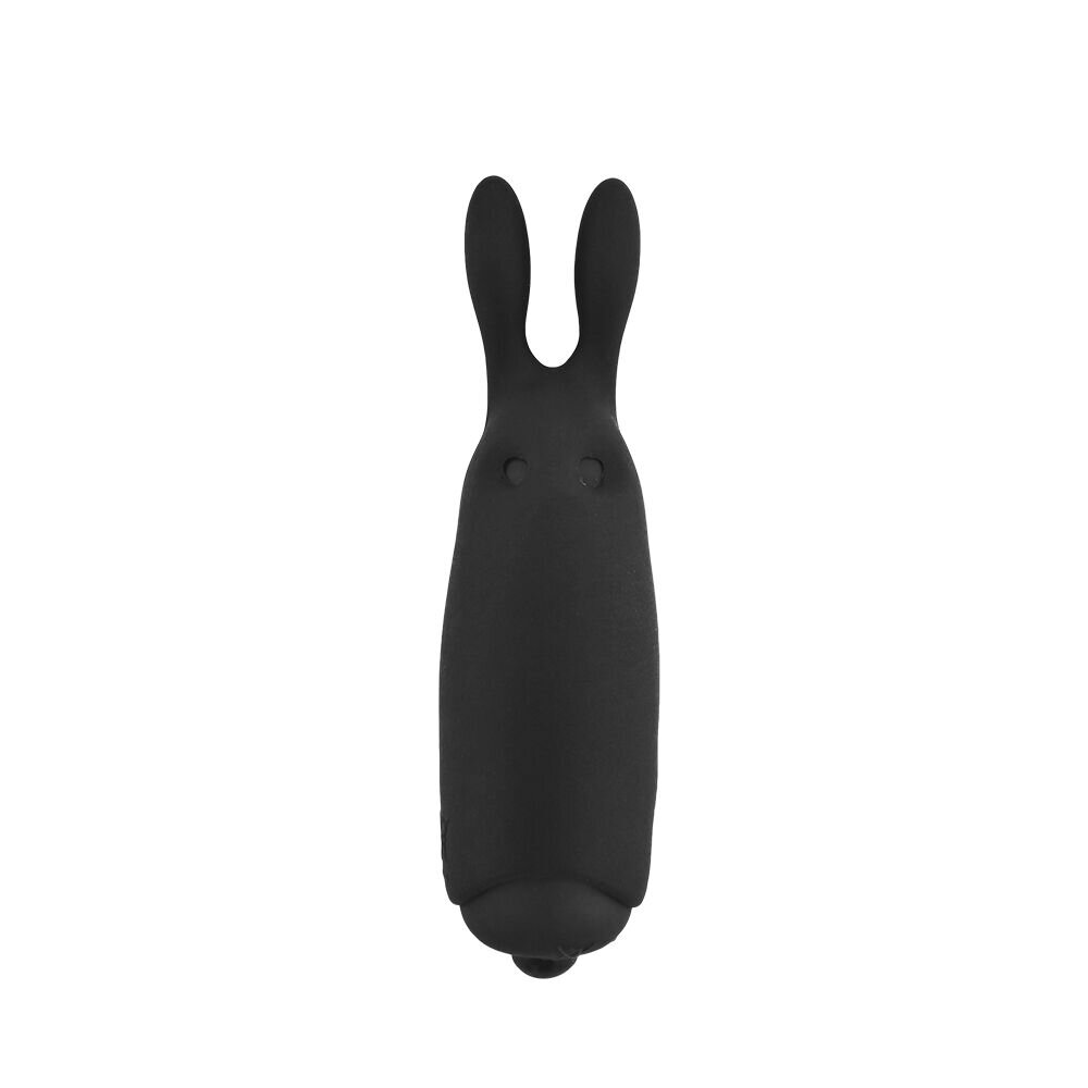 Віброкуля Adrien Lastic Pocket Vibe Rabbit Black зі стимулювальними вушками - Фото №3