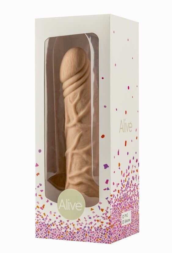 Фаллоимитатор с присоской Alive Fred, конусовидный, диаметр от 4,2см до 4,7см, ПВХ, рельефный - Фото №3 Фаллоимитатор с присоской Alive Fred, конусовидный, диаметр от 4,2см до 4,7см, ПВХ, рельефный - Фото №3