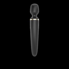 Вибромассажер Satisfyer Wand-er Woman (Black/Gold), водонепроницаемый, мощный, размер XXL - Фото №1