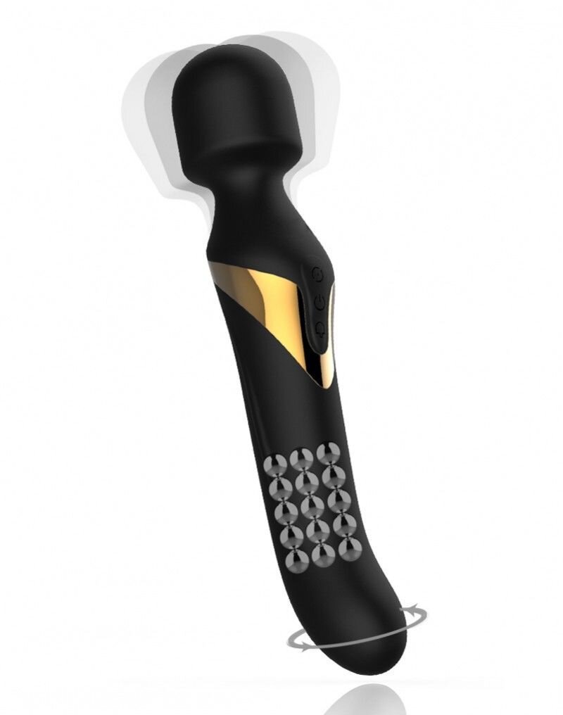 Вибромассажер 2в1 Dorcel Dual Orgasms Gold классический массажер и вибратор с жемчужным массажем - Фото №3 Вибромассажер 2в1 Dorcel Dual Orgasms Gold классический массажер и вибратор с жемчужным массажем - Фото №3