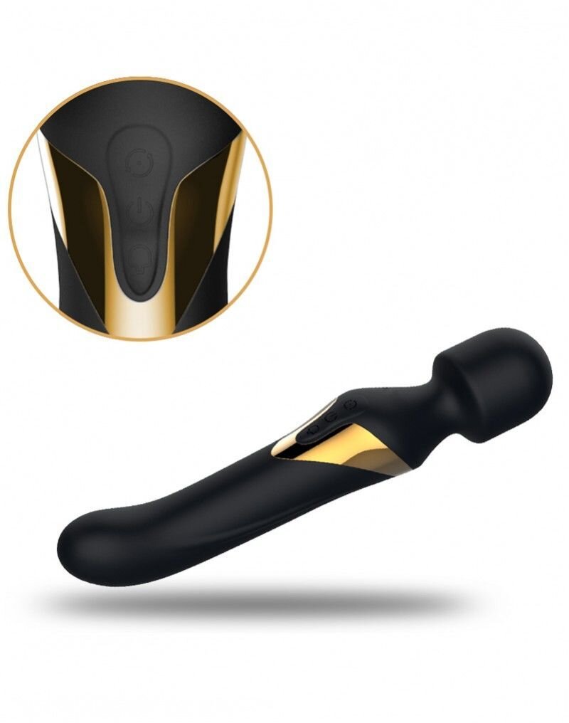 Вибромассажер 2в1 Dorcel Dual Orgasms Gold классический массажер и вибратор с жемчужным массажем - Фото №4 Вибромассажер 2в1 Dorcel Dual Orgasms Gold классический массажер и вибратор с жемчужным массажем - Фото №4