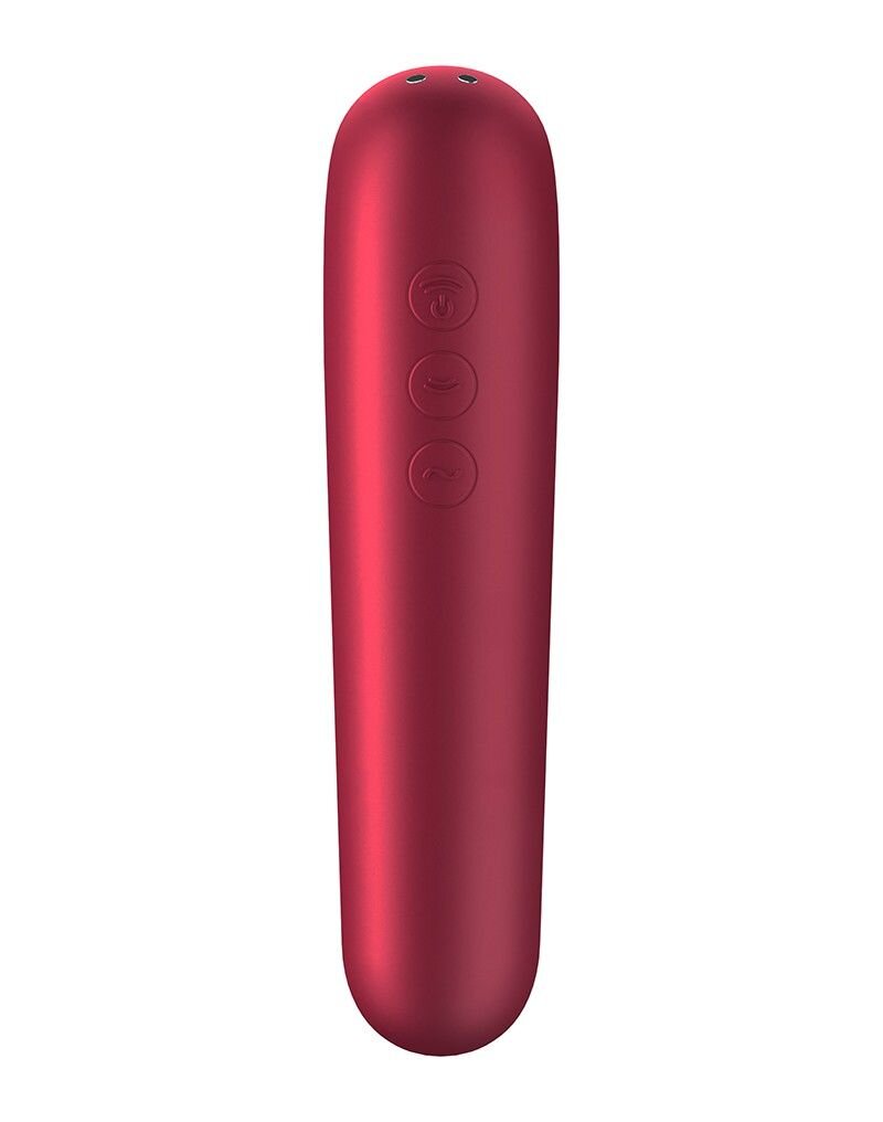 Смарт-вібратор та вакуумний стимулятор 2в1 Satisfyer Dual Love Pink - Фото №2 Смарт-вібратор та вакуумний стимулятор 2в1 Satisfyer Dual Love Pink - Фото №2