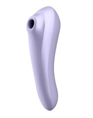 Смарт-вибратор и вакуумный стимулятор 2в1 Satisfyer Dual Pleasure Mauve - Фото №1