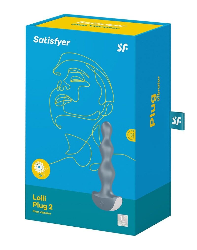 Анальный стимулятор-бусины с двумя моторами Satisfyer Lolli-Plug 2 Ice blue - Фото №4 Анальный стимулятор-бусины с двумя моторами Satisfyer Lolli-Plug 2 Ice blue - Фото №4