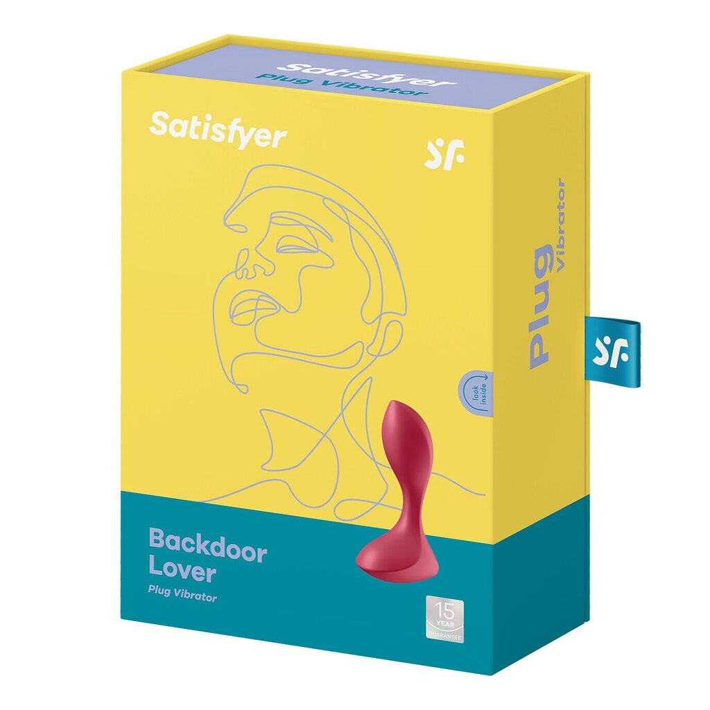 Анальна вібропробка Satisfyer Backdoor Lover Red - Фото №5 Анальна вібропробка Satisfyer Backdoor Lover Red - Фото №5
