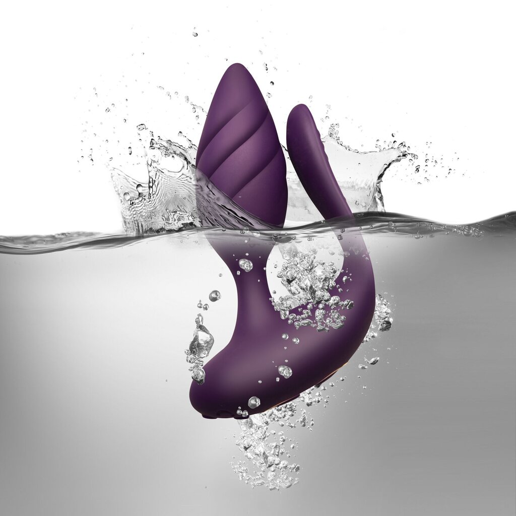 Анально-вагінальний вібратор для пар Rocks Off Cocktail Purple, пульт ДК - Фото №1 Анально-вагінальний вібратор для пар Rocks Off Cocktail Purple, пульт ДК - Фото №1