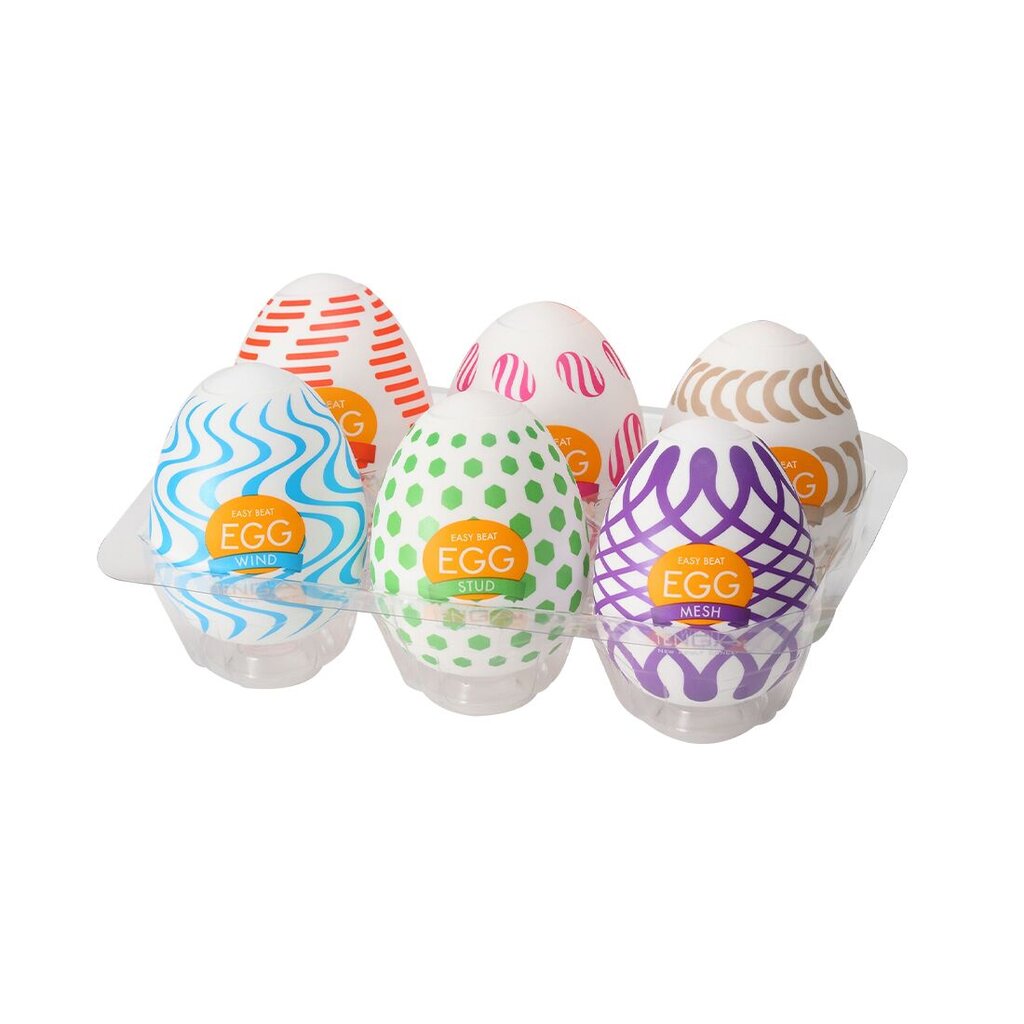 Набір мастурбаторів-яєць Tenga Egg Wonder Pack (6 яєць) - Фото №1