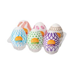 Набор мастурбаторов-яиц Tenga Egg Wonder Pack (6 яиц) - Фото №1