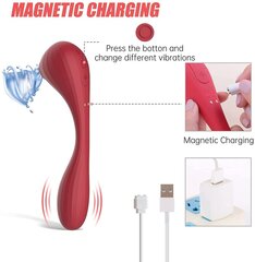 Вакуумний вагінально-кліторальний стимулятор Magic Motion Bobi Red, керування зі смартфона - Фото №1