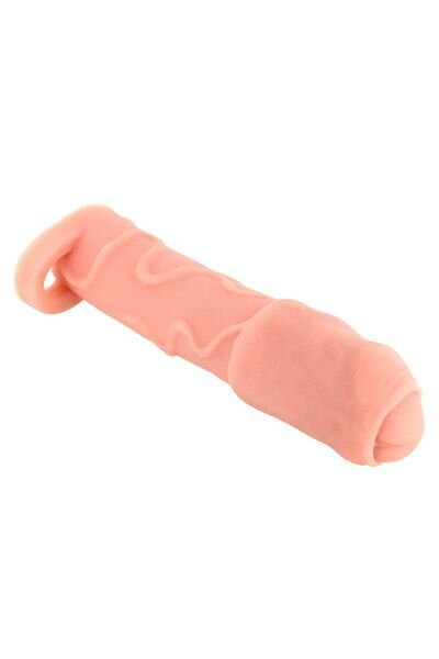 Насадка на член Real Body — Real Extender DICKY із закритою головкою та кільцем для мошонки - Фото №3 Насадка на член Real Body — Real Extender DICKY із закритою головкою та кільцем для мошонки - Фото №3