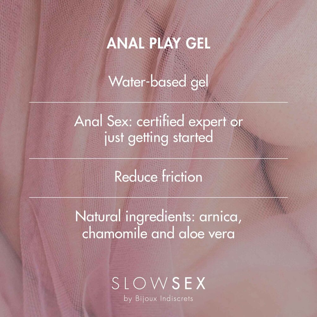Анальний гель-змазка Bijoux Indiscrets Slow Sex Anal play gel - Фото №3