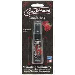 Спрей для минета Doc Johnson GoodHead Tingle Spray – Strawberry (29 мл) со стимулирующим эффектом - Фото №1
