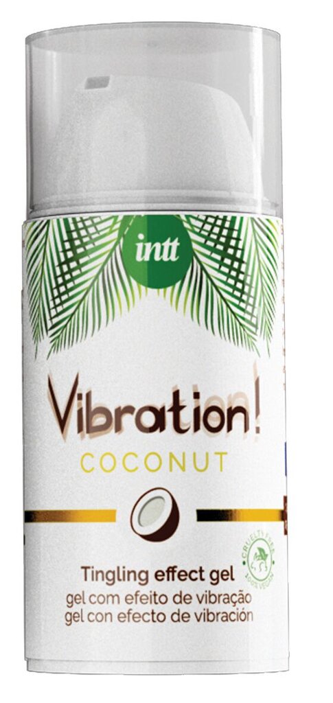 Рідкий вібратор Intt Vibration Coconut Vegan (15 мл) - Фото №3