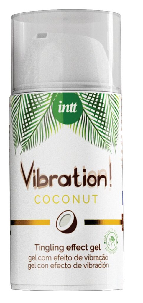 Рідкий вібратор Intt Vibration Coconut Vegan (15 мл), дуже смачний, діє до 30 хвилин - Фото №3 Рідкий вібратор Intt Vibration Coconut Vegan (15 мл), дуже смачний, діє до 30 хвилин - Фото №3