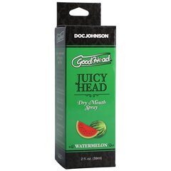 Увлажняющий оральный спрей Doc Johnson GoodHead – Juicy Head Dry Mouth Spray – Watermelon 59мл - Фото №1