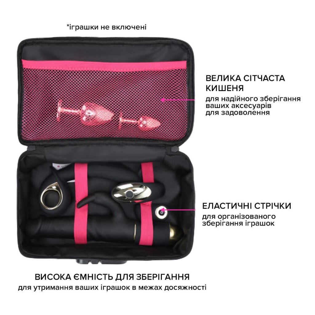 Кейс для игрушек с кодовым замком Dorcel DISCREET BOX - Фото №1 Кейс для игрушек с кодовым замком Dorcel DISCREET BOX - Фото №1