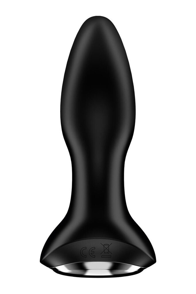Анальна смарт вібропробка із перлинним масажем Satisfyer Rotator Plug 2+ Black - Фото №4