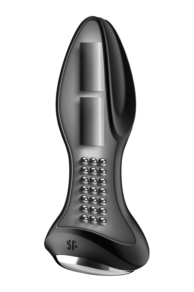 Анальна смарт-вібропробка із перлинним масажем Satisfyer Rotator Plug 2+ Black - Фото №5 Анальна смарт-вібропробка із перлинним масажем Satisfyer Rotator Plug 2+ Black - Фото №5
