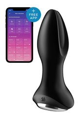 Анальна смарт вібропробка із перлинним масажем Satisfyer Rotator Plug 2+ Black - Фото №1