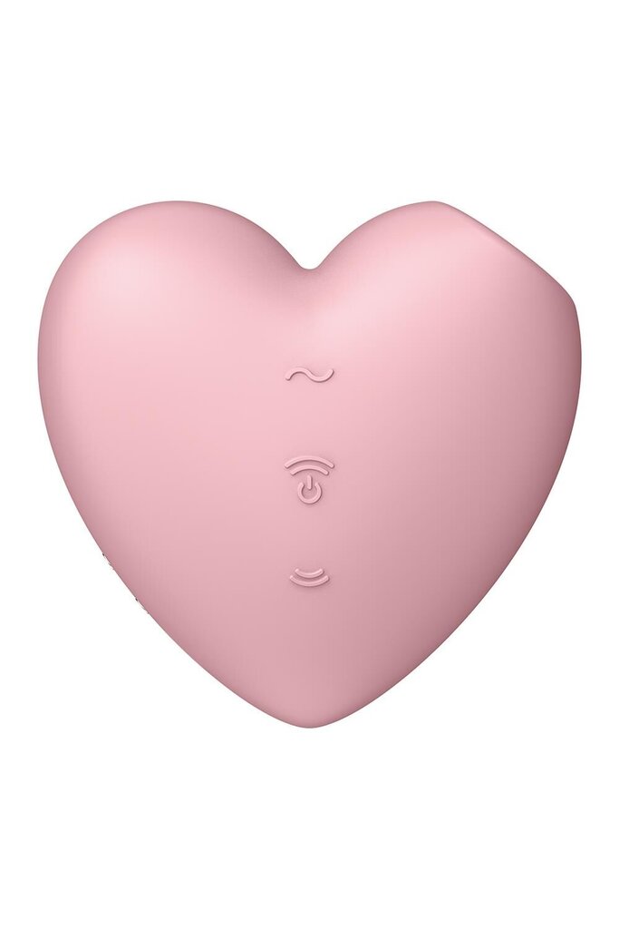 Вакуумный стимулятор-сердечко с вибрацией Satisfyer Cutie Heart Light Red - Фото №1 Вакуумный стимулятор-сердечко с вибрацией Satisfyer Cutie Heart Light Red - Фото №1