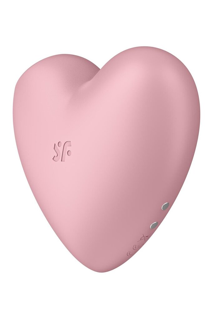 Вакуумный стимулятор-сердечко с вибрацией Satisfyer Cutie Heart Light Red - Фото №3 Вакуумный стимулятор-сердечко с вибрацией Satisfyer Cutie Heart Light Red - Фото №3