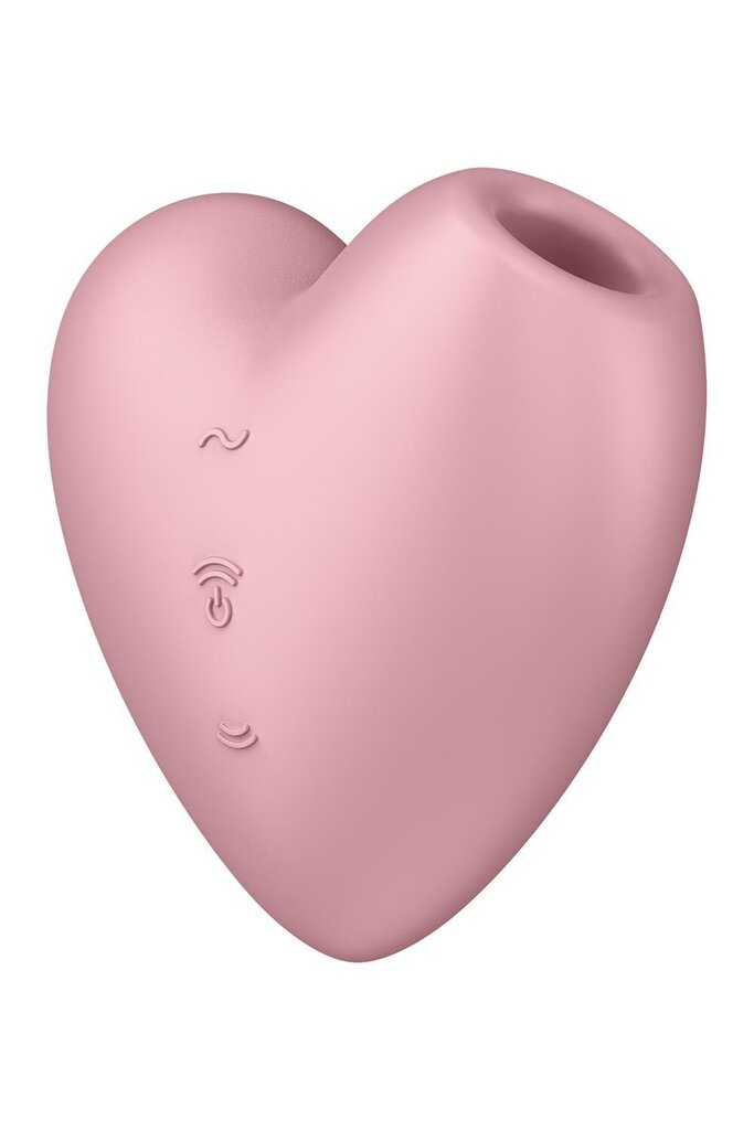Вакуумный стимулятор-сердечко с вибрацией Satisfyer Cutie Heart Light Red - Фото №4 Вакуумный стимулятор-сердечко с вибрацией Satisfyer Cutie Heart Light Red - Фото №4