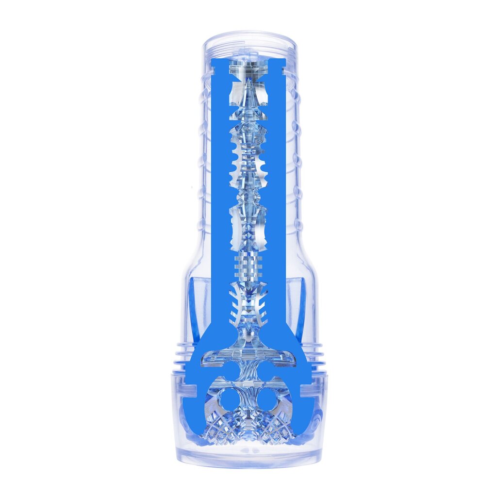 Мастурбатор Fleshlight Turbo Core Blue Ice, оральний секс (глибоке горло) - Фото №5