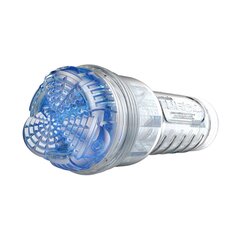 Мастурбатор Fleshlight Turbo Core Blue Ice, оральный секс (глубокое горло) - Фото №1