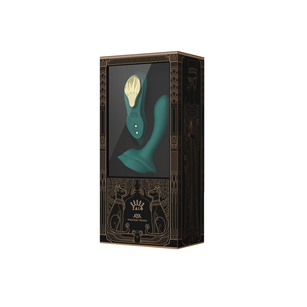 Смарт-вибратор в трусики Zalo - AYA Turquoise Green, насадка и пульт ДУ - Фото №4 Смарт-вибратор в трусики Zalo - AYA Turquoise Green, насадка и пульт ДУ - Фото №4