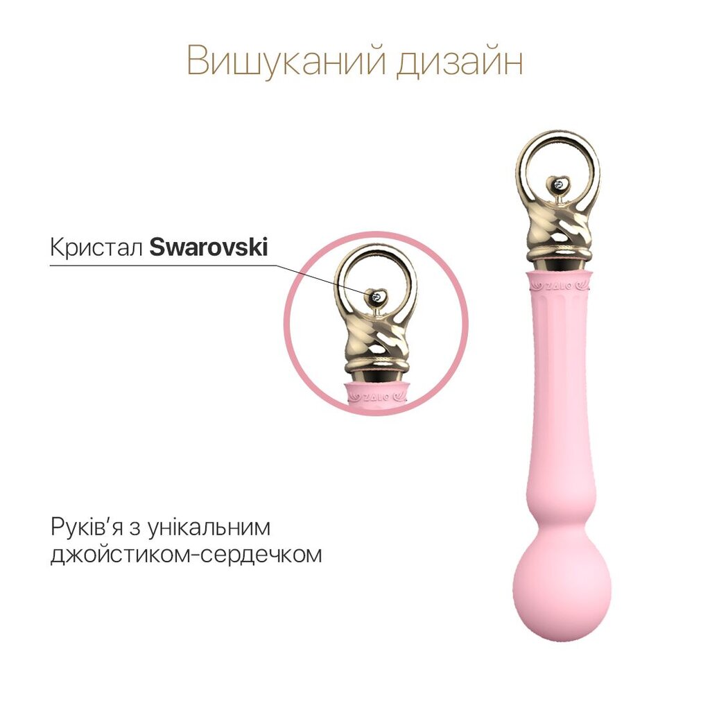 Вибромассажер с подогревом Zalo Sweet Magic - Confidence Wand Fairy Pink - Фото №3 Вибромассажер с подогревом Zalo Sweet Magic - Confidence Wand Fairy Pink - Фото №3