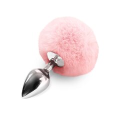 Металлическая анальная пробка М Art of Sex - Metal Butt plug Rabbit Tail Soft pink, диаметр 3,4 см - Фото №1 Металлическая анальная пробка М Art of Sex - Metal Butt plug Rabbit Tail Soft pink, диаметр 3,4 см - Фото №1