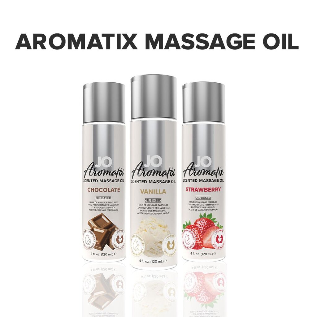 Натуральна масажна олія System JO Aromatix — Massage Oil — Vanilla 120 мл - Фото №4