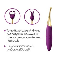 Універсальний вібратор Svakom Beatrice, 4 варіанти використання - Фото №1 Універсальний вібратор Svakom Beatrice, 4 варіанти використання - Фото №1