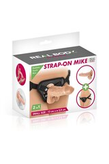 Женский страпон-трусики 2в1 Real Body — Mike: длина 13 см, диам. 3,8 см, трусики и фаллоимитатор - Фото №1 Женский страпон-трусики 2в1 Real Body — Mike: длина 13 см, диам. 3,8 см, трусики и фаллоимитатор - Фото №1