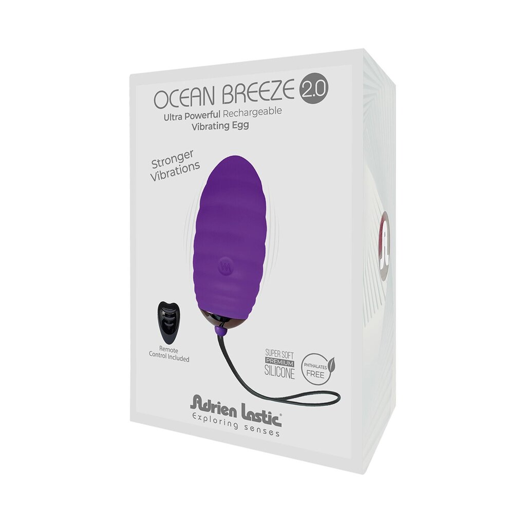 Виброяйце Adrien Lastic Ocean Breeze 2.0 Purple - Фото №2