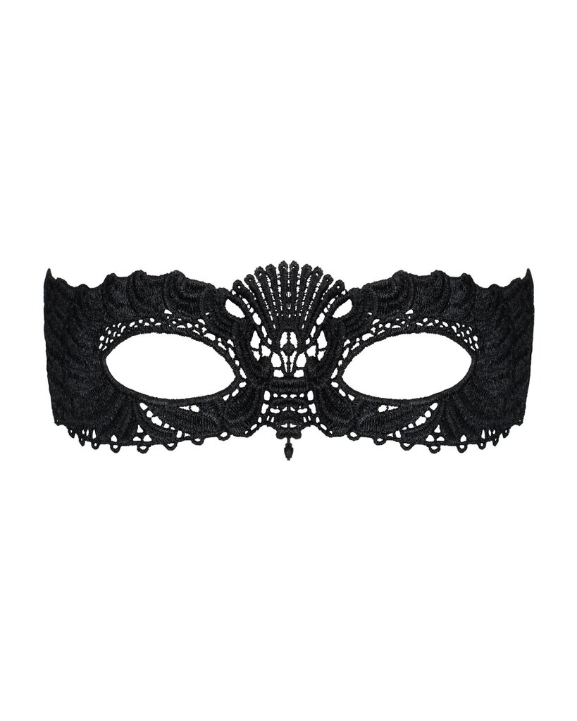 Мереживна маска Obsessive A700 mask, єдиний розмір, чорна - Фото №1