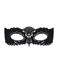 Кружевная маска Obsessive A700 mask, единый размер, черная - Фото №1