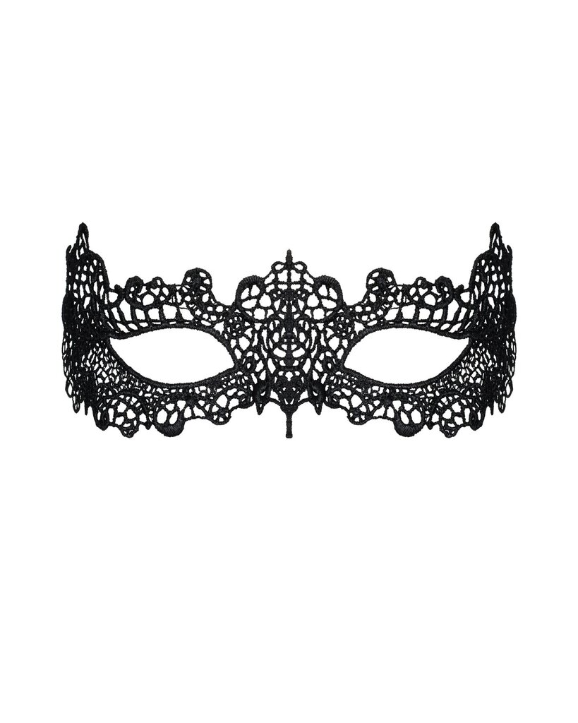 Мереживна маска Obsessive A701 mask, єдиний розмір, чорна - Фото №3
