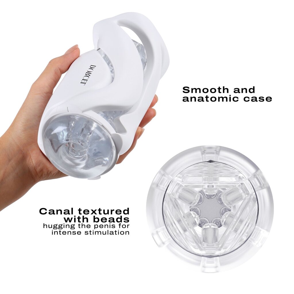 Мастурбатор Dorcel DEEP BLOW WHITE, двойное использование - Фото №4 Мастурбатор Dorcel DEEP BLOW WHITE, двойное использование - Фото №4