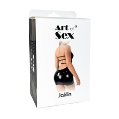 Сексуальна вінілова сукня Art of Sex - Jaklin, розмір L-2XL, колір чорний - Фото №1 Сексуальна вінілова сукня Art of Sex - Jaklin, розмір L-2XL, колір чорний - Фото №1