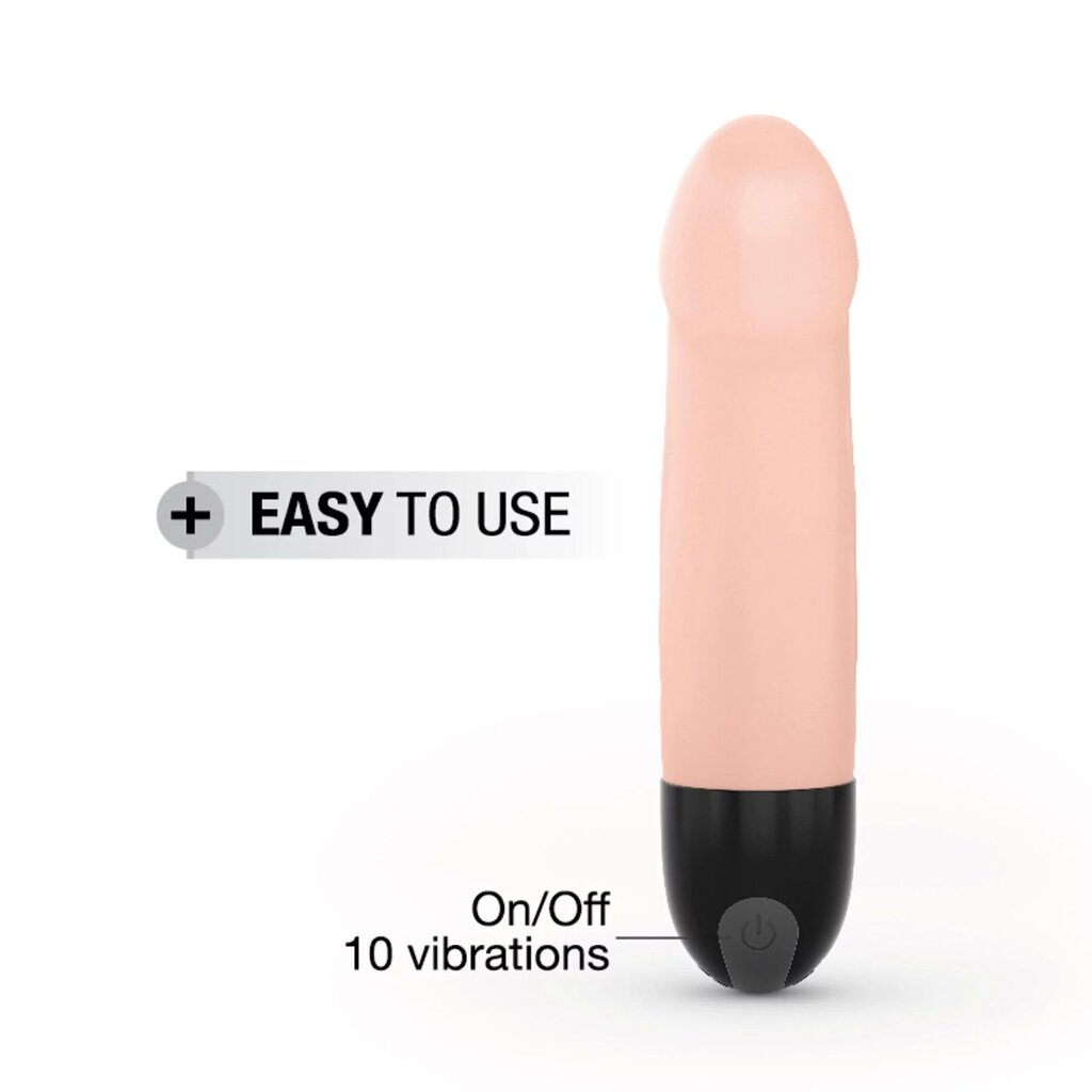 Вібратор Dorcel Real Vibration S Flesh 2.0, діаметр 3,7см, перезаряджається, для точки G - Фото №4 Вібратор Dorcel Real Vibration S Flesh 2.0, діаметр 3,7см, перезаряджається, для точки G - Фото №4