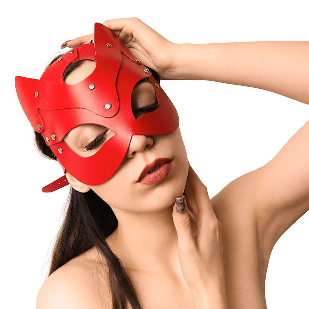 Маска Кішечки Art of Sex - Cat Mask, Красный - Фото №2