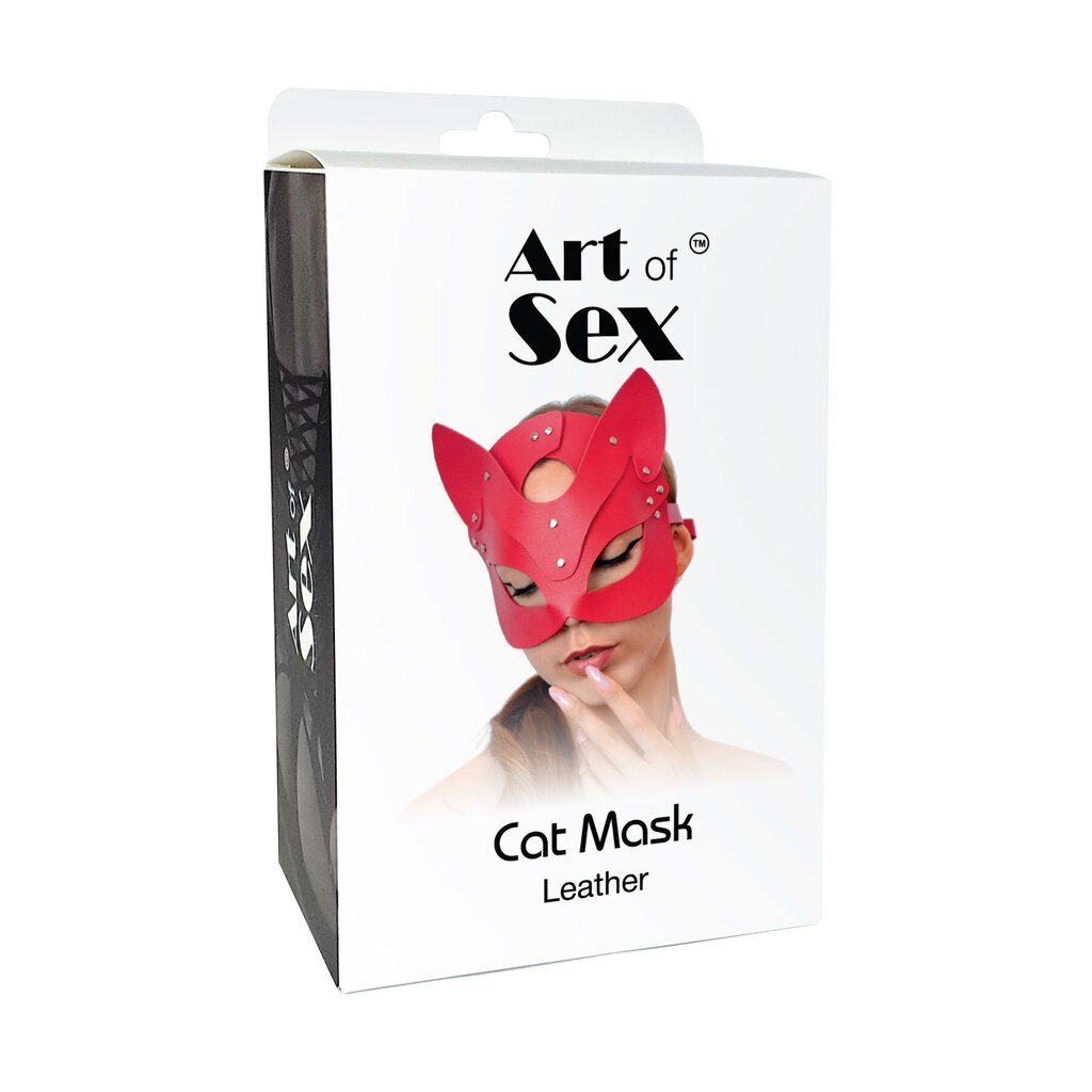 Маска Кішечки Art of Sex - Cat Mask, Красный - Фото №3