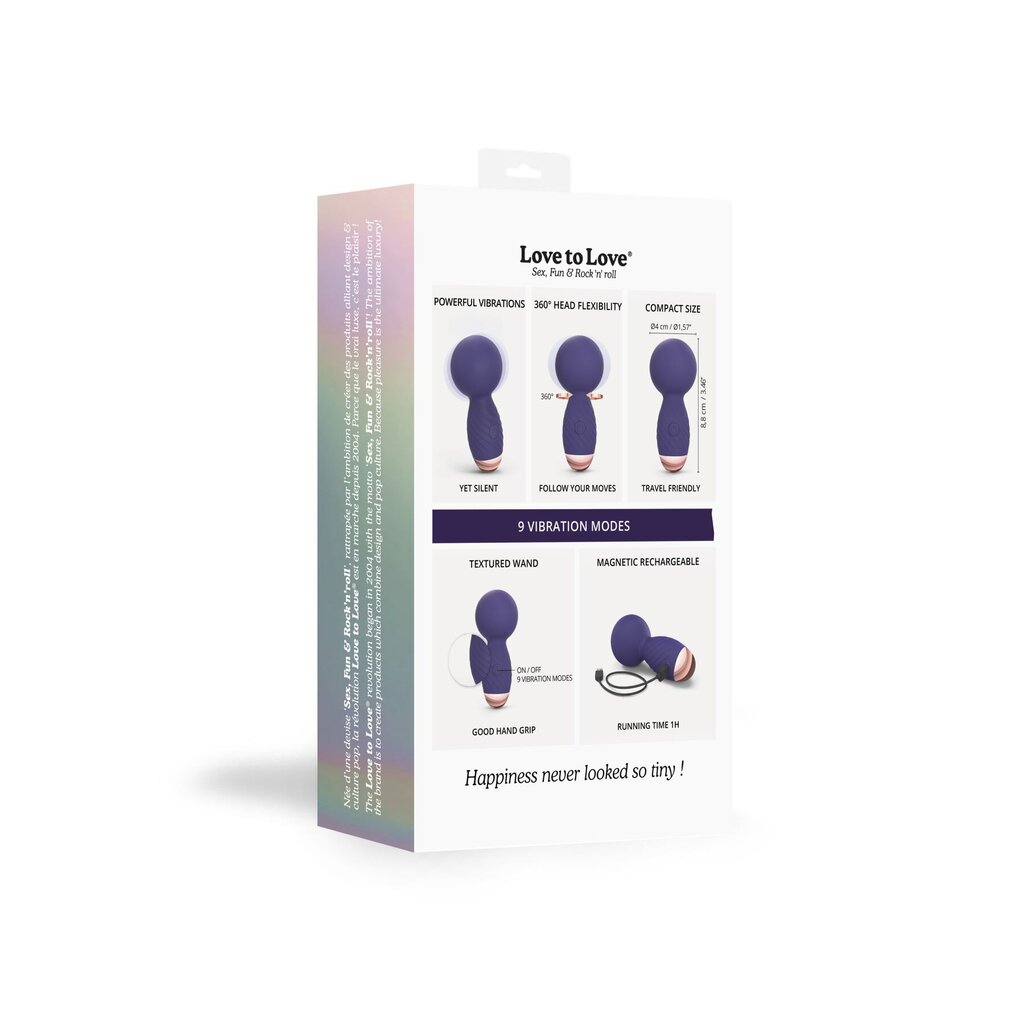 Мінівібромасажер Love To Love Itsy Bitsy – Midnight Indigo - Фото №3 Мінівібромасажер Love To Love Itsy Bitsy – Midnight Indigo - Фото №3