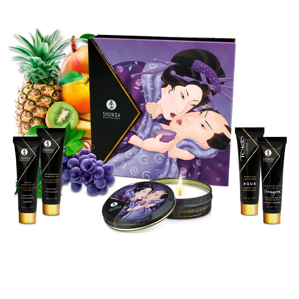 Подарунковий набір Shunga Geishas Secrets – Exotic Fruits для розкішної ночі вдвох - Фото №5 Подарунковий набір Shunga Geishas Secrets – Exotic Fruits для розкішної ночі вдвох - Фото №5