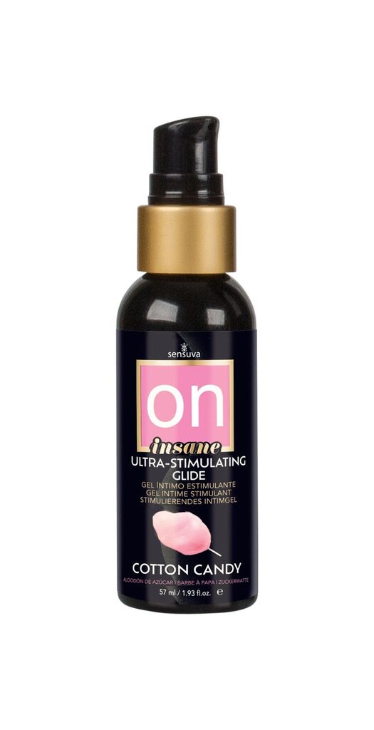Возбуждающая смазка на гибридной основе Sensuva Ultra-Stimulating On Insane Cotton Candy (57 мл) - Фото №1 Возбуждающая смазка на гибридной основе Sensuva Ultra-Stimulating On Insane Cotton Candy (57 мл) - Фото №1