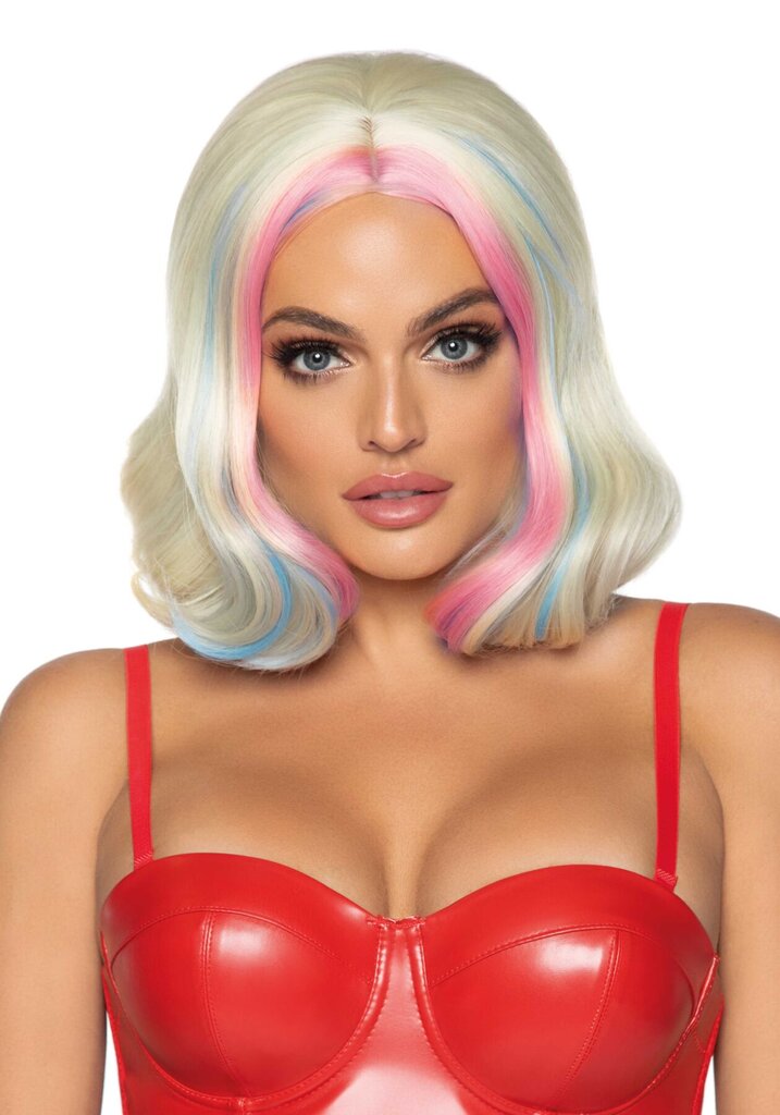 Парик Харли Квинн Leg Avenue Harley wavy bob wig, короткий, 36 см - Фото №2 Парик Харли Квинн Leg Avenue Harley wavy bob wig, короткий, 36 см - Фото №2