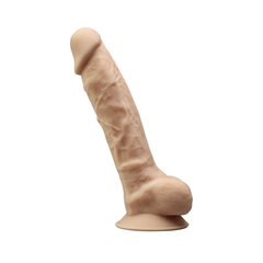 Фалоімітатор з вібрацією SilexD Vetus Vibro Flesh (MODEL 1 size 8in) + LRS, двошаровий, діам. 4,2 см - Фото №1 Фалоімітатор з вібрацією SilexD Vetus Vibro Flesh (MODEL 1 size 8in) + LRS, двошаровий, діам. 4,2 см - Фото №1