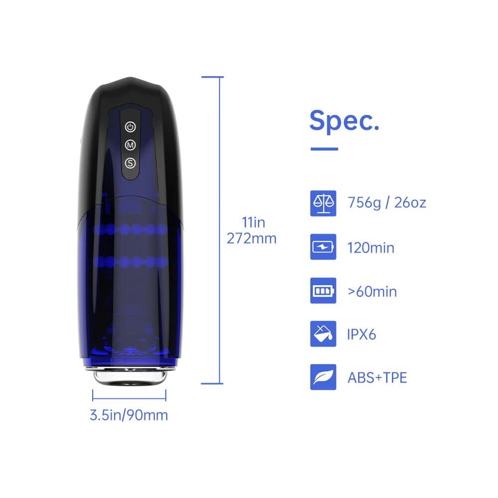 Інтерактивний смарт мастурбатор Magic Motion Xone, імітація фрикцій, 10 режимів, кнопка турбо - Фото №4 Інтерактивний смарт мастурбатор Magic Motion Xone, імітація фрикцій, 10 режимів, кнопка турбо - Фото №4
